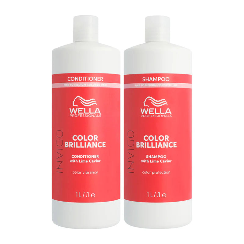 Wella Invigo Color Brilliance Shampoo & Conditioner 1000ml Duo Set