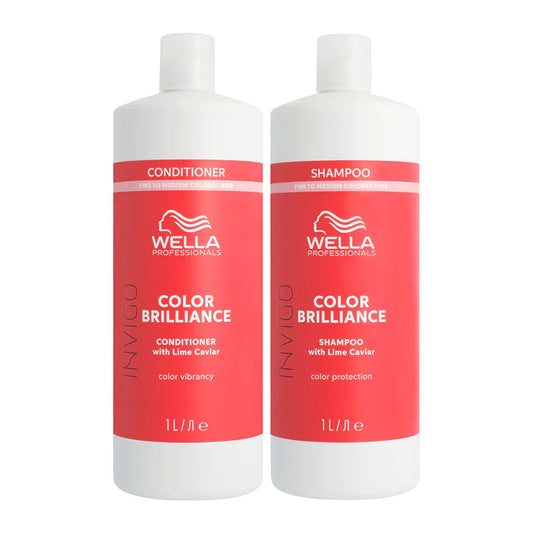 Wella Invigo Color Brilliance Shampoo & Conditioner 1000ml Duo Set