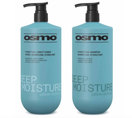 Osmo Deep Moisture Shampoo & Conditioner 1000ml Duo