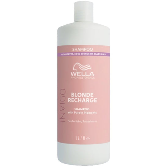 Wella Invigo Blonde Recharge Colour Refreshing Anti-Brass Shampoo 1000ml