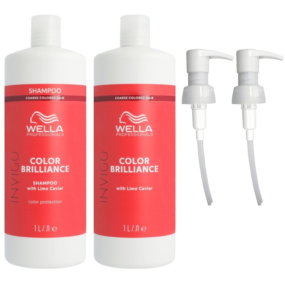 Wella Invigo Color Brilliance Shampoo & Conditioner Coarse 1000ml Duo Set