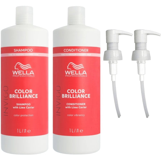 Wella Invigo Color Brilliance Shampoo & Conditioner 1000ml Duo Set