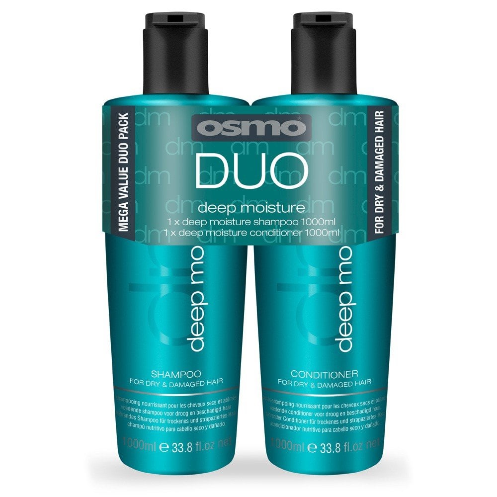 Osmo Deep Moisture Shampoo & Conditioner 1000ml Duo